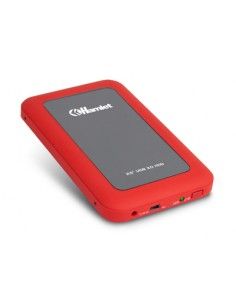 Hamlet Box Hard Disk 2.5" USB 3.0 SATA, Seriale ATA II Grigio, Rosso - HXD25U3MRD