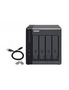 Qnap Box Hard Disk HDD/SSD 2.5/3.5" Seriale ATA II Nero - TR-004