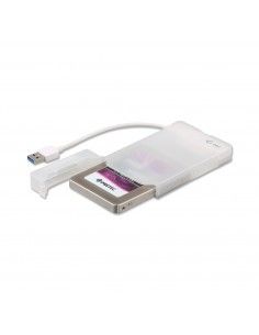 Itec Box Hard Disk HDD/SSD 2.5" USB 3.0 SATA, Seriale ATA II, Serial ATA III Bianco - MYSAFEU314