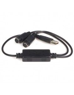 ADATTATORE MOUSE E TASTIERA - USBPS2PC