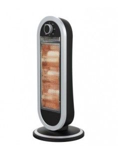Ardes AR4B01 Stufetta a raggi infrarossi 900 W Nero, Argento