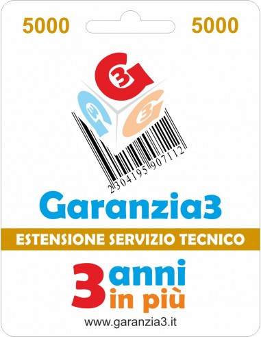 Garanzia3-5000: Estensione Garanzia  al miglior prezzo | Tekworld