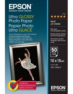 Epson Carta Fotografica Lucida ULTRA 10X15CM 50 Fogli - C13S041943
