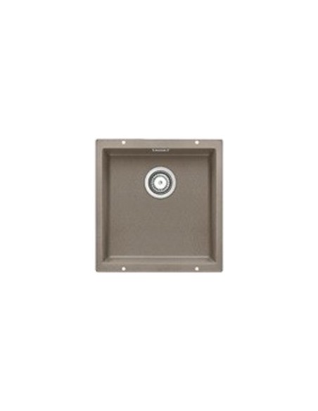 Blanco SUBLINE 400 U Tartufo Lavello 43X46 cm 1 Vasca Quadrato Silgranit Grigio talpa | bricocenter.lol