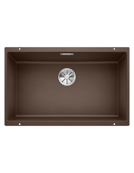 Blanco SUBLINE 700-U 1518581 Lavello 73X46 cm 1 Vasca Rettangolare Silgranit Marrone | bricocenter.lol