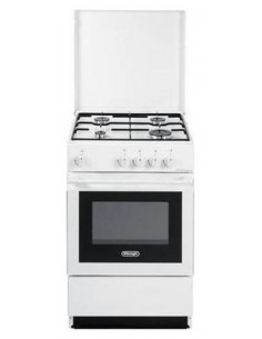 Delonghi SGW 554 GN N Cucina Gas 4 Fornelli con Forno a Gas da 50 cm Bianco | bricocenter.lol
