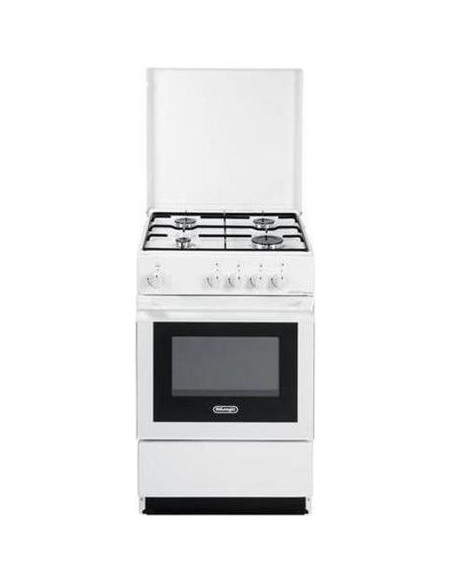 Delonghi SGW 554 GN N Cucina Gas 4 Fornelli con Forno a Gas da 50 cm Bianco | bricocenter.lol
