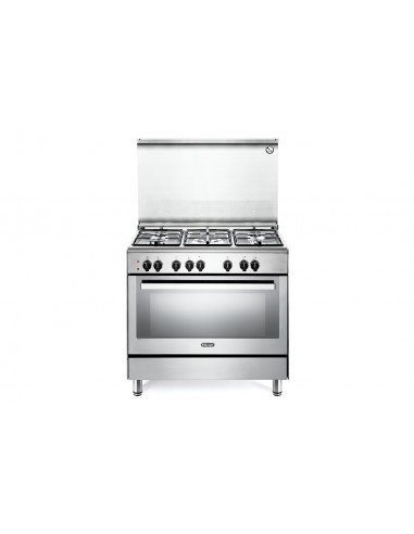 Delonghi PEMX 96 ED Cucina Gas 5 Fornelli con Forno Elettrico da 90 cm Acciaio inossidabile | bricocenter.lol