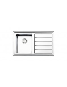 Apell 4200132 Lavello 94X61 cm 1 Vasca Rettangolare con Gocciolatoio Acciaio inossidabile