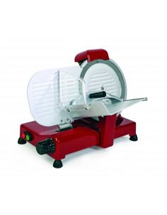 R.G.V. 250 RED Affettatrice Elettrica 140 W 25 cm Alluminio, Rosso