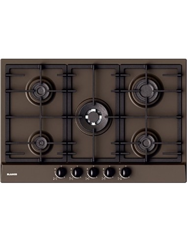 Blanco EXCLUSIVE 7X5-5 Piano Cottura Gas 5 Fornelli 75 cm Marrone | bricocenter.lol