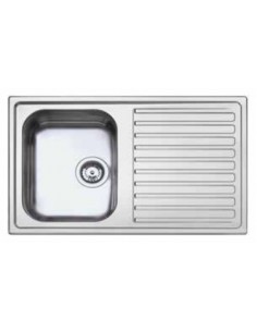 Apell AV861ILBC Lavello 50 cm 1 vasca con Scolapiatti Acciaio inossidabile