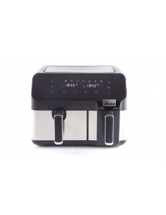 Ardes ELDORADA DUAL Friggitrice ad aria calda 9 L Nero, Acciaio inossidabile