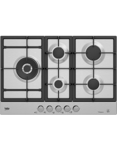 Beko HIAL75226SXE Piano Cottura Gas 5 Fornelli 75 cm Stainless steel