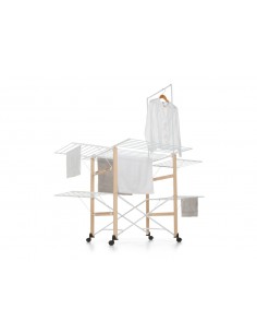 Foppapedretti SUPERGULLIVER EVO Stendibiancheria Alluminio, Legno