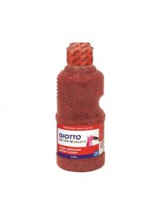 FLACONE 250ML TEMPERA ROSSO GLITTER - 531206