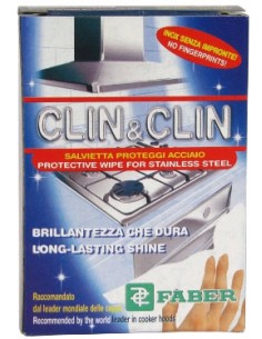 Faber CONFEZIONE SALVIETTE PULIZIA CLIN&CLIN (5 PEZZI)