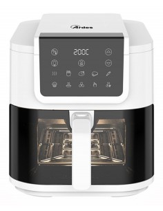 Ardes ARFRYA08LVW Friggitrice ad aria calda 8 L 1700 W Nero, Bianco