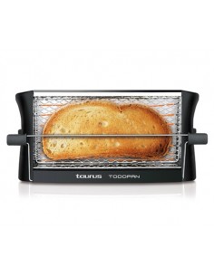 TAURUS Todopan 700W Tostapane 700 W Nero, Acciaio inox