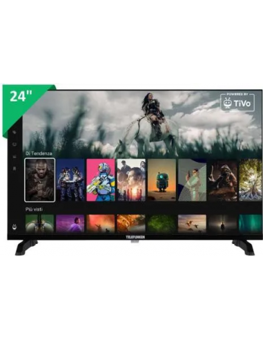 Telefunken TE24900B53 Televisore 24" LED FHD SMART TV HDR10 1HDMI 1USB TIVUSAT | bricocenter.lol