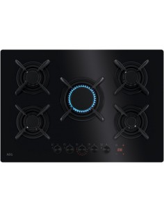 Aeg HKB75453NB Piano Cottura Gas 5 Fornelli 74 cm Nero