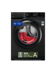 Aeg LR7FH94DG Lavatrice 9 kg 1351 Giri/min Classe A Nero