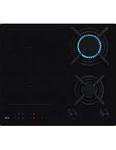 Aeg CN071436DH Piano Cottura Combi 4 Fornelli 60 cm Nero