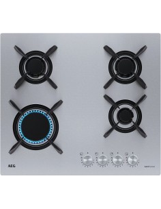 Aeg HGB64423UZ Piano Cottura Gas 4 Fornelli 60 cm Acciaio inox