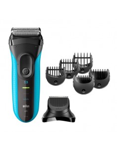 Rasoio Braun Series 3 3010BT  Nero/Blu