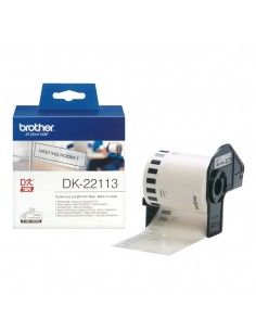 Brother Nastro IN PELL NERO/TRASP 62MM - DK22113