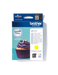 Brother LC123Y Cartuccia Giallo Originale