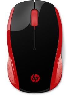 HP 200 RED WIRELESS MOUSE - 2HU82AA-ABB