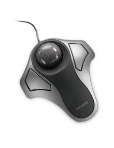 Kensington Mouse Cavo Nero, Argento - 64327EUK