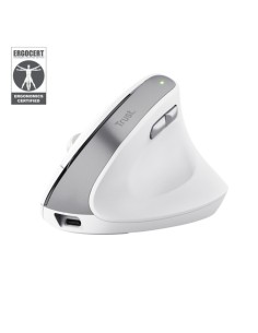 BAYO II ERGONOMIC WIRELESS MOUSE WHT