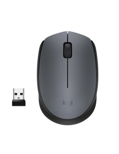Logitech M170 Mouse Wireless 1000 DPI Nero, Grigio - 910-004642