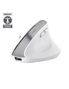 BAYO+ ERGONOMIC WIRELESS MOUSE WHT