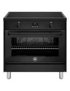 CUCINA 90X60CM 4Z/INDUZ. F.EL.MULTI.11 TOTAL BLACK