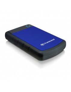 Transcend TS1TSJ25H3B Hard Disk Esterno 1 TB 2.5" Micro-USB B Nero, Blu