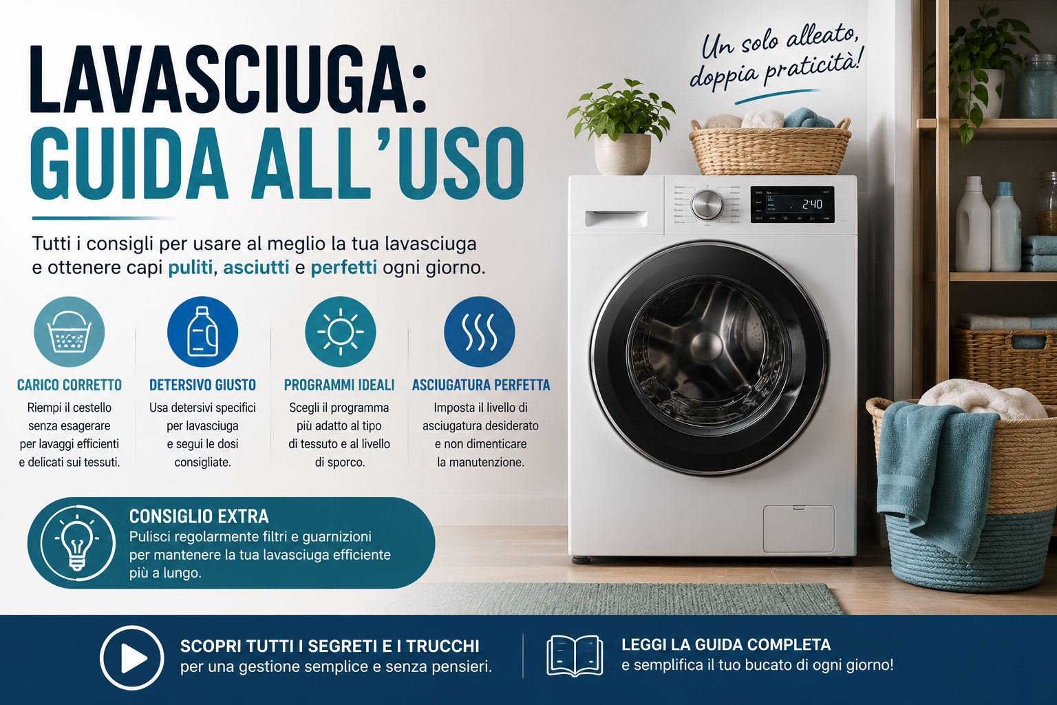 Lavasciuga: Guida all’uso