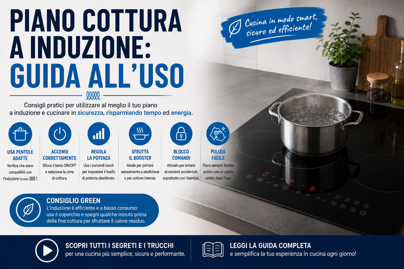 Piano cottura a induzione: Guida all’uso